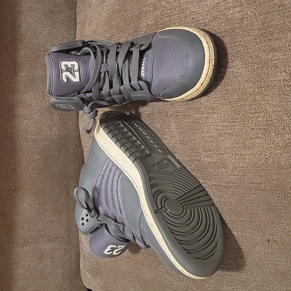 Gray Nike Air Jordans